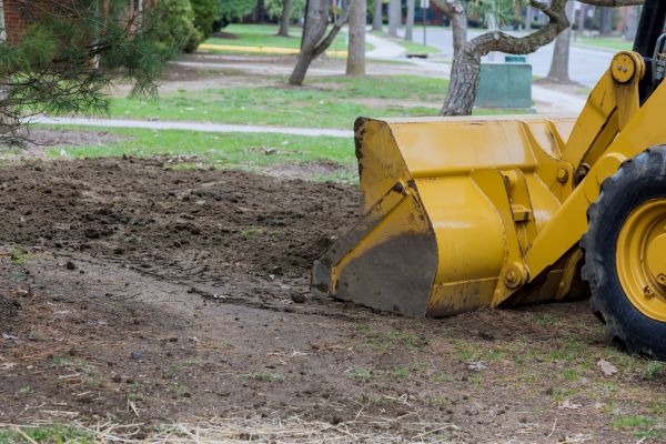 Cost of Yard Grading in Easton
