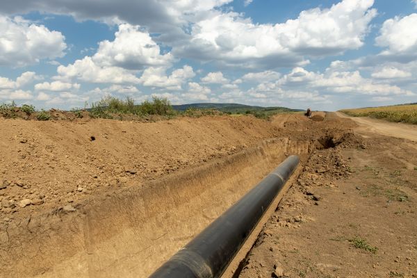 Cost of Gas Line Trenching in Easton