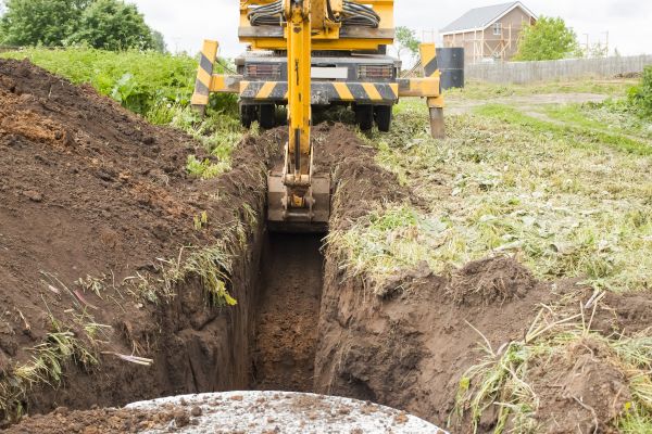 Cost of Drainage Trench Installation in Easton