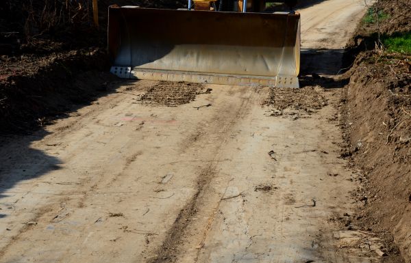 Cost of Topsoil Leveling in Easton