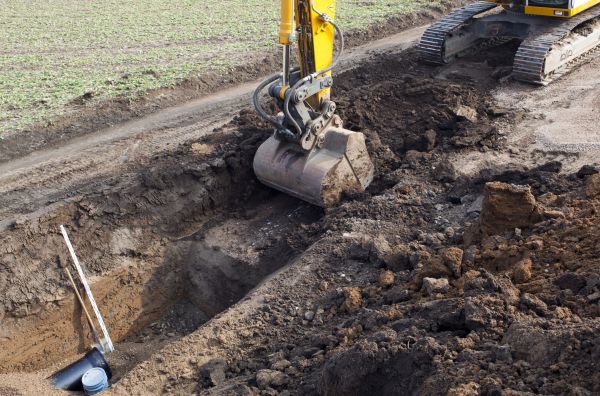 Cost of Backhoe Trenching in Easton