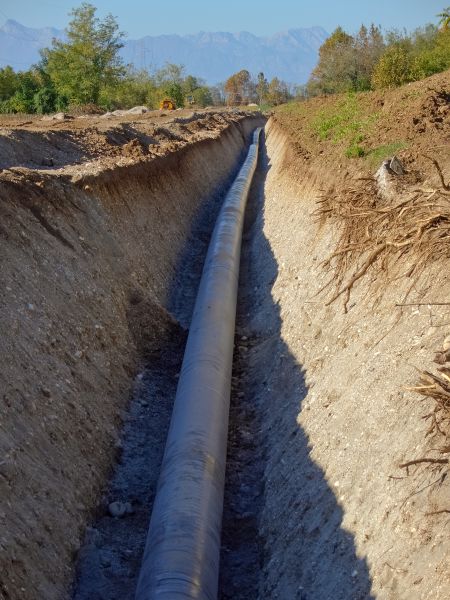 Cost of Gas Pipe Trenching in Easton
