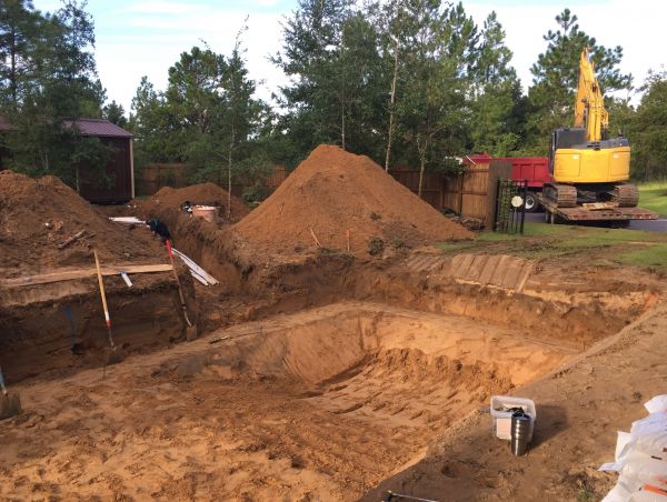 Cost of Pool Site Excavation in Easton